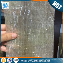 Malla de alambre micro tejida plateada fina de malla 100 con 99,99% de contenido de plata